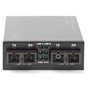 Digitus Convertidor de Medios Fast Ethernet SC/SC 100 Mbit/s 100BASE-FX Multimodo Monomodo 20km Negro