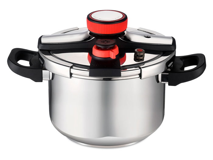 Kinvara Olla a Presión 4L con Rueda de Silicona | Dimensiones 37x26x18.5 cm | Apta para Todas las Estufas (Set de 6) Kinvara Olla a Presión 4L con Rueda de Silicona | Dimensiones 37x26x18.5 cm | Apta para Todas las Estufas (Set de 6)