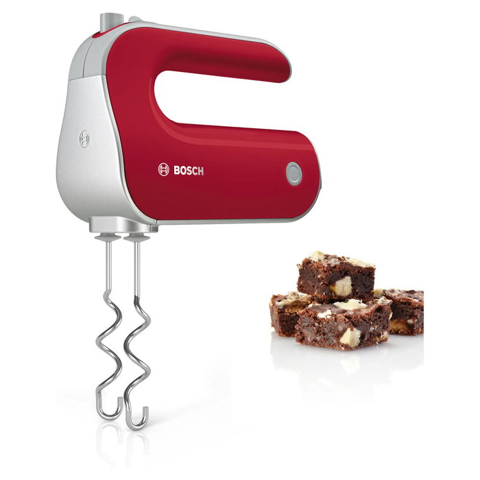 Bosch Batidora de mano Styline Colour MFQ40303 Rojo/Plata 500 W