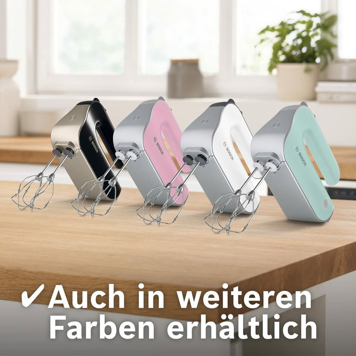 Bosch Batidora de mano Styline Colour MFQ40303 Rojo/Plata 500 W
