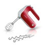 Bosch Batidora de mano Styline Colour MFQ40303 Rojo/Plata 500 W
