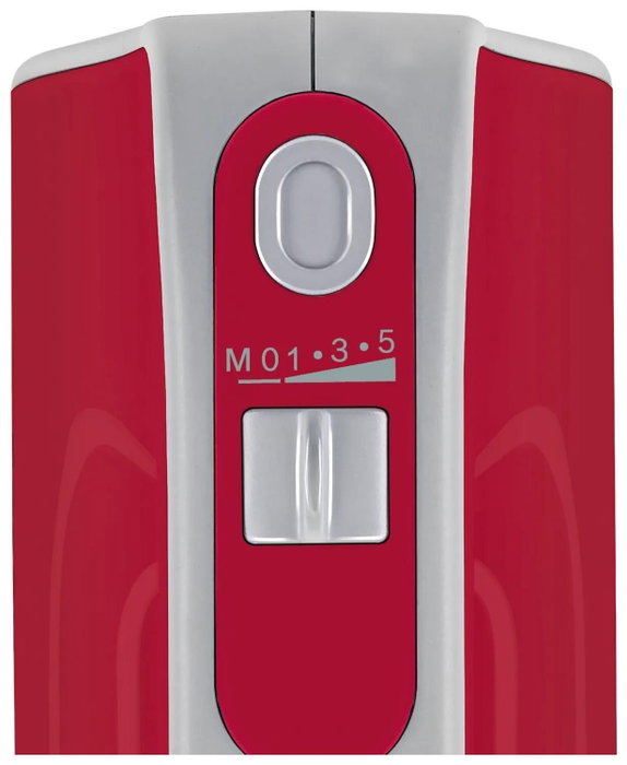 Bosch Batidora de mano Styline Colour MFQ40303 Rojo/Plata 500 W