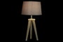 DKD Home Decor Lámpara Sobremesa Alpino Natural Gris 30 x 57.5 x 30 cm (2 Unidades)