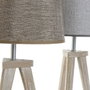 DKD Home Decor Lámpara de sobremesa de Pino Diseño Hoja Surtido 2