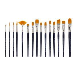 Van Gogh Set de 3 Pinceles Toray Mango Corto para Acuarela y Témpera