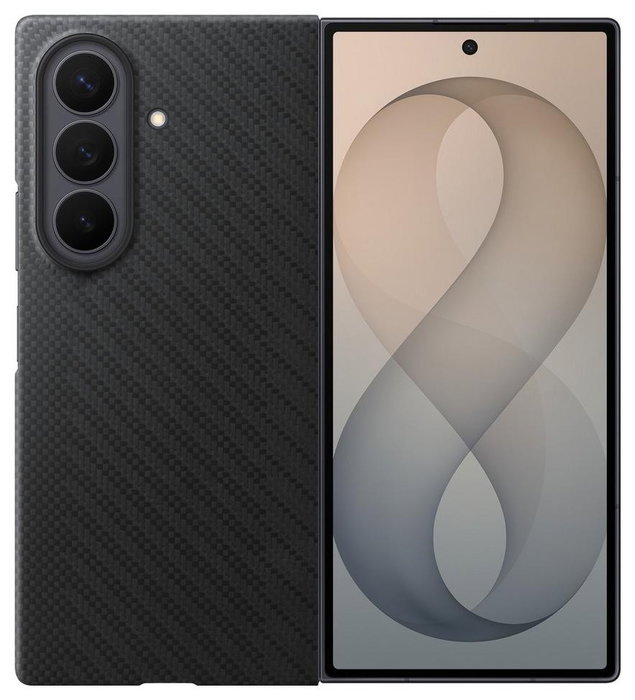 Samsung Carbon Magnet Case para Galaxy Z Fold8, Negro