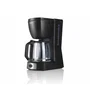 Haeger Café Noir Cafetera de filtro de café molido 12 tazas (1.2L) 680W con función antigoteo, negro