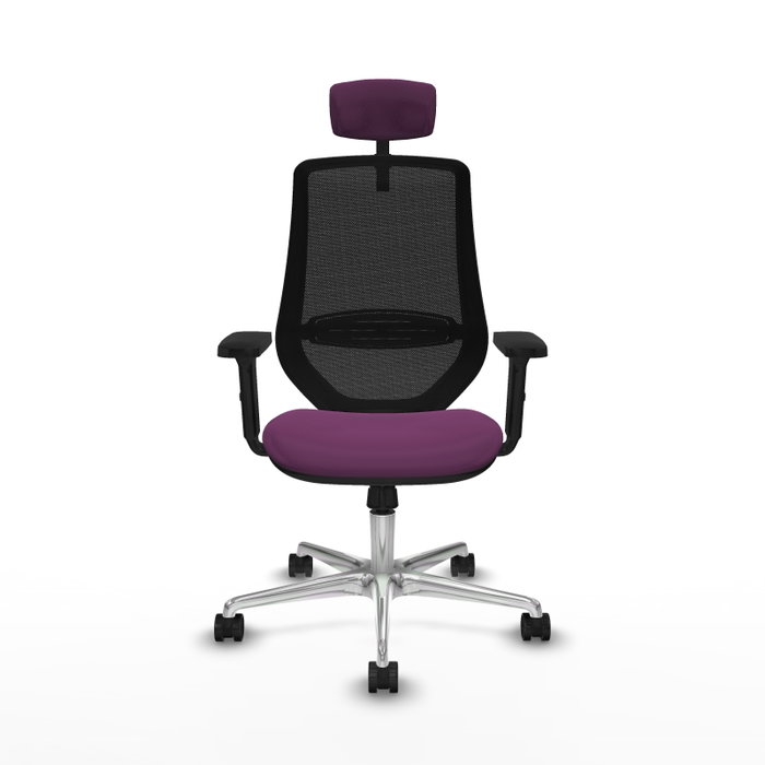 PIQUERAS Y CRESPO Silla de oficina Mardos con mecanismo Sincro, Morado y Negro PIQUERAS Y CRESPO Silla de oficina Mardos con mecanismo Sincro, Morado y Negro