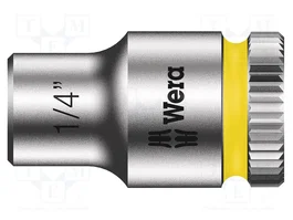 WERA Vaso de 6 ángulos de 23mm con conexión HEX 1/4 inch
