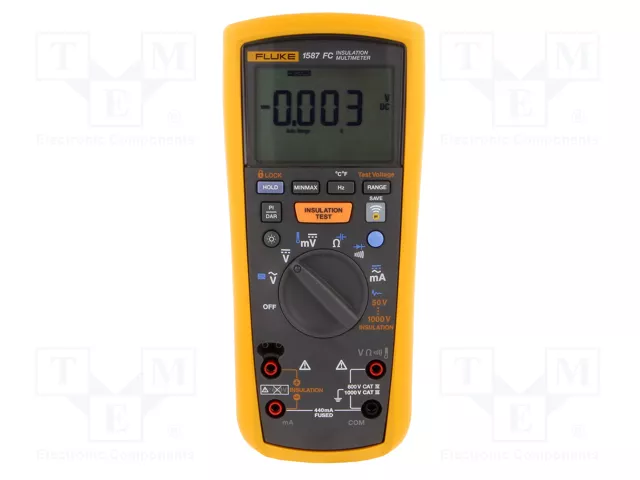FLUKE 1587 FC Multímetro Digital con Bluetooth FLUKE 1587 FC Multímetro Digital con Bluetooth