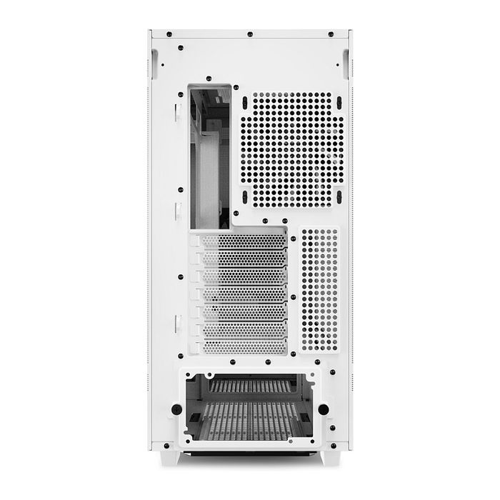Sharkoon Rebel C50 ATX Full Tower PC Blanco Soporta ATX, micro ATX, Mini-ITX Metal con Filtro Anti-polvo y Gestión de Cables 16.8cm CPU