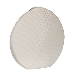 Jarrón Blanco Metal Decoración 41,50 X 14 X 41,50 cm