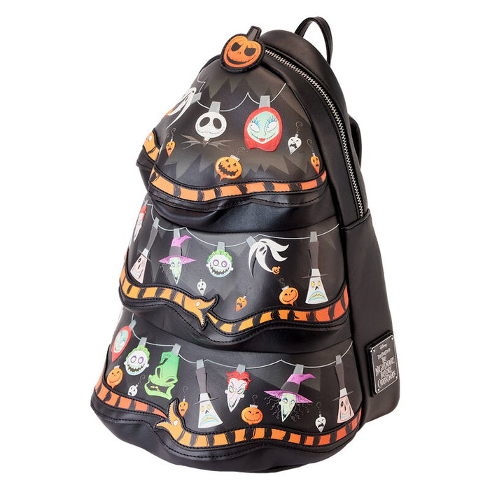 Loungefly Mochila Pesadilla Antes de Navidad Árbol Disney 33cm Piel Vegana Loungefly Mochila Pesadilla Antes de Navidad Árbol Disney 33cm Piel Vegana