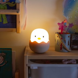 Chicken Lámpara nocturna de mesa LED Infantil Blanco Cálido
