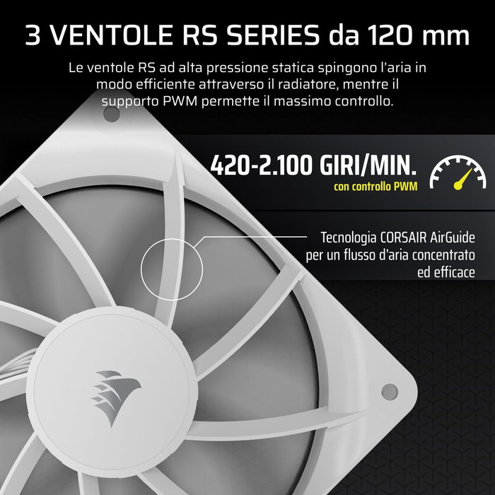 Corsair Nautilus 360 RS Blanco