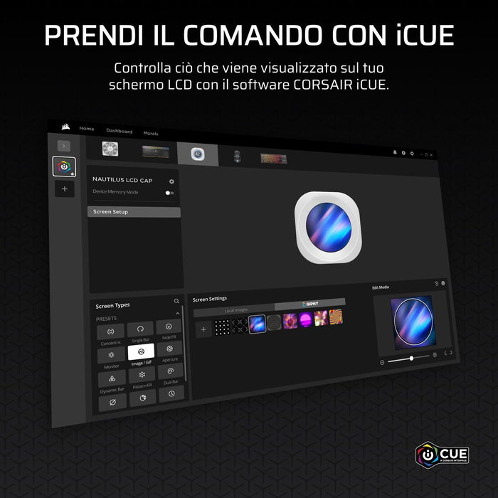 Corsair Nautilus 360 RS Blanco