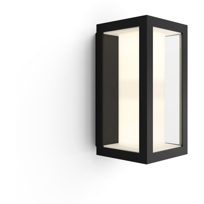 Philips Hue Impress Aplique Exterior Blanco y Color Ambiance LED 1200lm 2 Bombillas Regulable Negro Philips Hue Impress Aplique Exterior Blanco y Color Ambiance LED 1200lm 2 Bombillas Regulable Negro