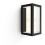 Philips Hue Impress Aplique Exterior Blanco y Color Ambiance LED 1200lm 2 Bombillas Regulable Negro