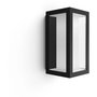 Philips Hue Impress Aplique Exterior Blanco y Color Ambiance LED 1200lm 2 Bombillas Regulable Negro
