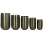 Macetero Home ESPRIT Cobre Aluminio Moderno 50 x 50 x 89 cm 51,5 x 51,5 x 91 cm (5 Unidades)