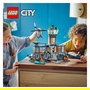 LEGO City 60419 Isla Prisión de la Policía, Estación de Policía en Isla Prisión, Juego de Construcción 980 Piezas para Niños +7 Años