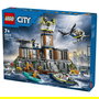 LEGO City 60419 Isla Prisión de la Policía, Estación de Policía en Isla Prisión, Juego de Construcción 980 Piezas para Niños +7 Años