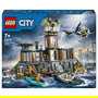 LEGO City 60419 Isla Prisión de la Policía, Estación de Policía en Isla Prisión, Juego de Construcción 980 Piezas para Niños +7 Años