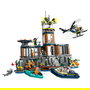 LEGO City 60419 Isla Prisión de la Policía, Estación de Policía en Isla Prisión, Juego de Construcción 980 Piezas para Niños +7 Años