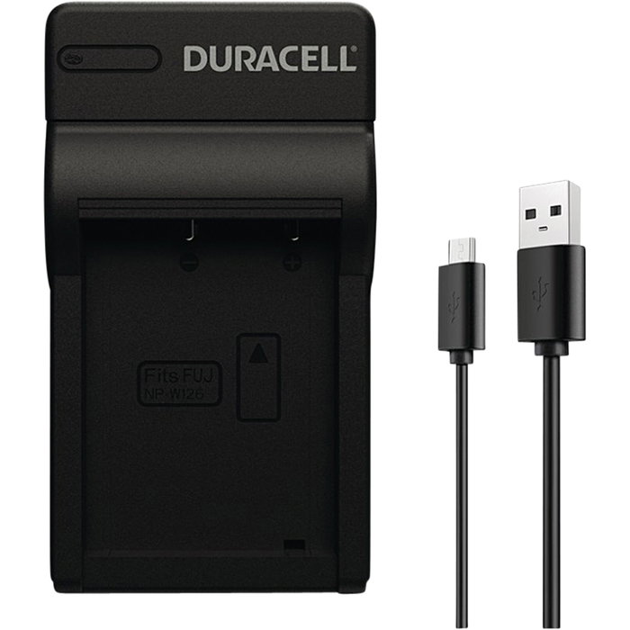 Duracell Cargador con cable USB para DRFW126/NP-W126 Duracell Cargador con cable USB para DRFW126/NP-W126