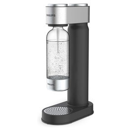 Philips GoZero ADD4902BK SodaStream Wassersprudler con Botella 1 L, Negro, Plástico, 124.5 x 239.5 x 423.5 mm