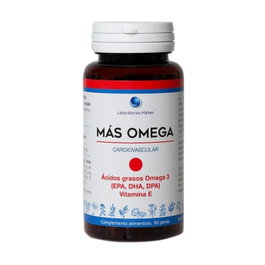 Mahen Mas Omega Punto Rojo 90 perlas Complemento Alimenticio EPA DHA Vitamina E