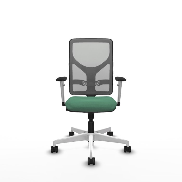 PIQUERAS Y CRESPO Silla de oficina Motilla con mecanismo Sincro, Verde esmeralda y Gris PIQUERAS Y CRESPO Silla de oficina Motilla con mecanismo Sincro, Verde esmeralda y Gris