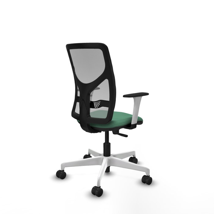 PIQUERAS Y CRESPO Silla de oficina Motilla con mecanismo Sincro, Verde esmeralda y Gris PIQUERAS Y CRESPO Silla de oficina Motilla con mecanismo Sincro, Verde esmeralda y Gris