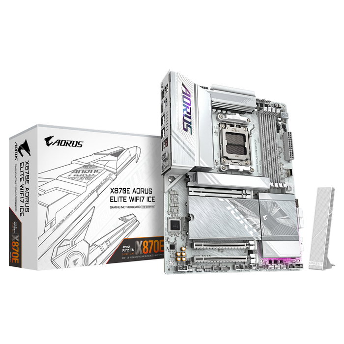 Gigabyte X870E AORUS ELITE WIFI7 ICE Blanco