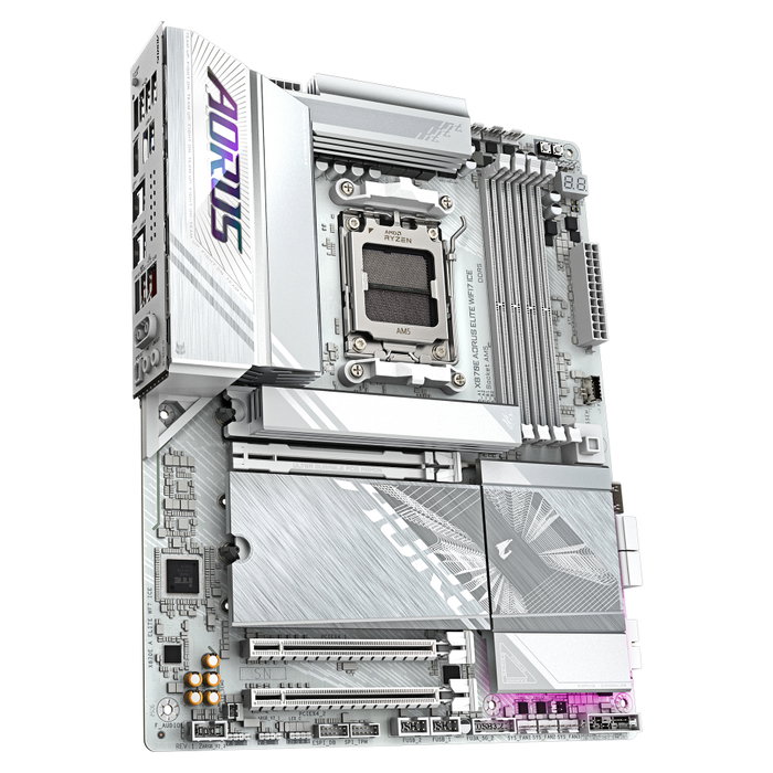Gigabyte X870E AORUS ELITE WIFI7 ICE Blanco
