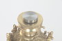DKD Home Decor Mesita Auxiliar Gorila Resina y Cristal Dorado