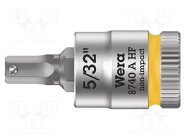 WERA Vaso Allen-bit Hex-Plus HEX 5/32 pulgada 1/4 de pulgada
