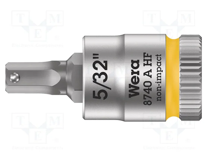 WERA Vaso Allen-bit Hex-Plus HEX 5/32 pulgada 1/4 de pulgada WERA Vaso Allen-bit Hex-Plus HEX 5/32 pulgada 1/4 de pulgada