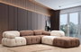 Atelier Del Sofa Bubble O1 Sofá de 1 Plaza Cream Bouclette Tapizado Poliéster Diseño Escandinavo