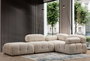Atelier Del Sofa Bubble O1 Sofá de 1 Plaza Cream Bouclette Tapizado Poliéster Diseño Escandinavo