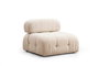 Atelier Del Sofa Bubble O1 Sofá de 1 Plaza Cream Bouclette Tapizado Poliéster Diseño Escandinavo