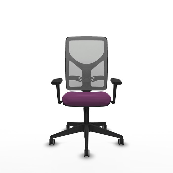 PIQUERAS Y CRESPO Silla de oficina Motilla con mecanismo Sincro, Morado y Gris PIQUERAS Y CRESPO Silla de oficina Motilla con mecanismo Sincro, Morado y Gris