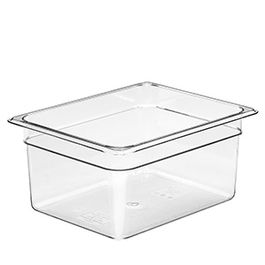 DB MARK Cambro Cubeta Poli GN 1/2-150, Cubeta de Policarbonato para Almacenaje y Transporte, Capacidad 8.9 Litros, Dimensiones 325 x 265 x 150 mm