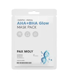 PaxMoly Brillante Mascarilla facial con AHA + BHA, 25 ml