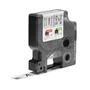 Dymo Rhino Cinta de Etiquetas Industrial 12mm x 5,5m Negro sobre Plata