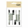 Edm Seguro persiana cuña dentada pr25 acero inoxidable, 2 unidades