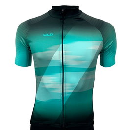 Uld Chaqueta Ciclismo Poliéster Microfibra Transpirable Cremallera Manga Lycra Bolsillos Traseros Talla S