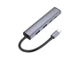 Conceptronic HUBBIES22G Hub USB 3.2 Gen 1 Type-C con 5 puertos y 100W PD Gris