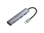 Conceptronic HUBBIES22G Hub USB 3.2 Gen 1 Type-C con 5 puertos y 100W PD Gris