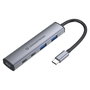 Conceptronic HUBBIES22G Hub USB-C con 5 puertos y 100W PD
